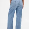 Laag uitgesneden, ultrazachte, loszittende Jeans in jaren '90-stijl
