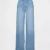 Laag uitgesneden, ultrazachte, loszittende Jeans in jaren '90-stijl
