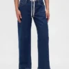 Laaggetailleerde '90s-Jeans met trekkoord en losse pasvorm
