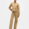 Laaggetailleerde '90s losse micro-riemjeans