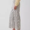 Laaggetailleerde, loszittende, cropped gestreepte Jeans in jaren '90-stijl