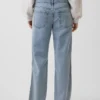 Laaggetailleerde, loszittende Jeans met zijstrepen in jaren '90-stijl