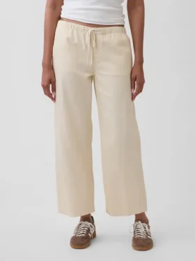 Laaggetailleerde, ultrazachte, loszittende cropped Jeans in jaren ’90-stijl