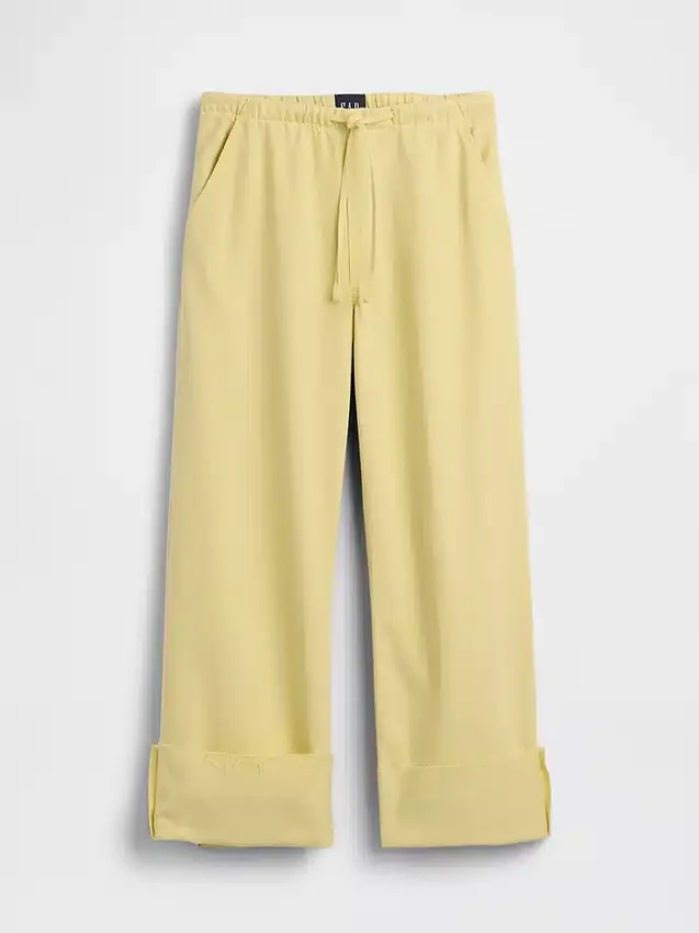 Laaggetailleerde, ultrazachte, loszittende cropped Jeans in jaren ’90-stijl