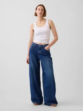Laaghangende, extra wijde Jeans