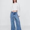 Laaghangende, extra wijde Jeans