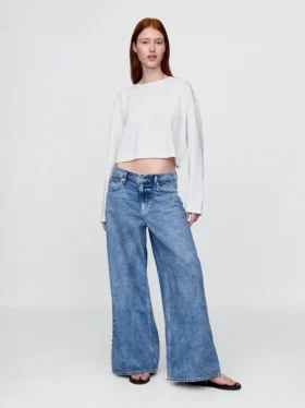 Laaghangende, extra wijde Jeans