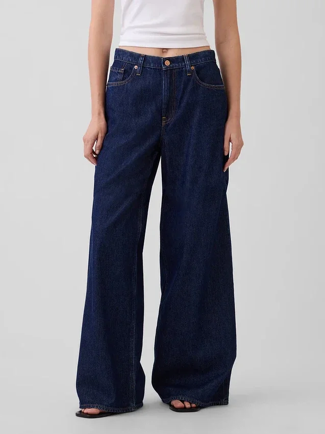 Laaghangende, extra wijde Jeans