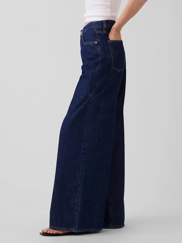 Laaghangende, extra wijde Jeans