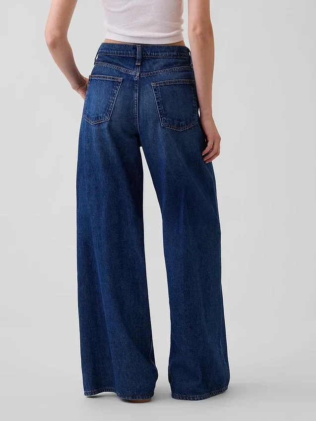 Laaghangende, extra wijde Jeans