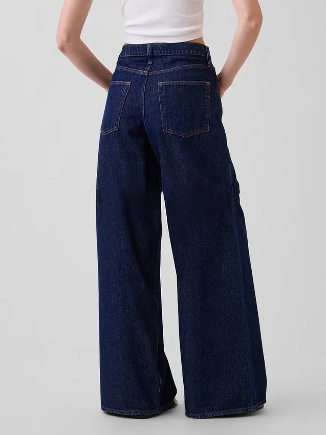 Laaghangende, extra wijde Jeans