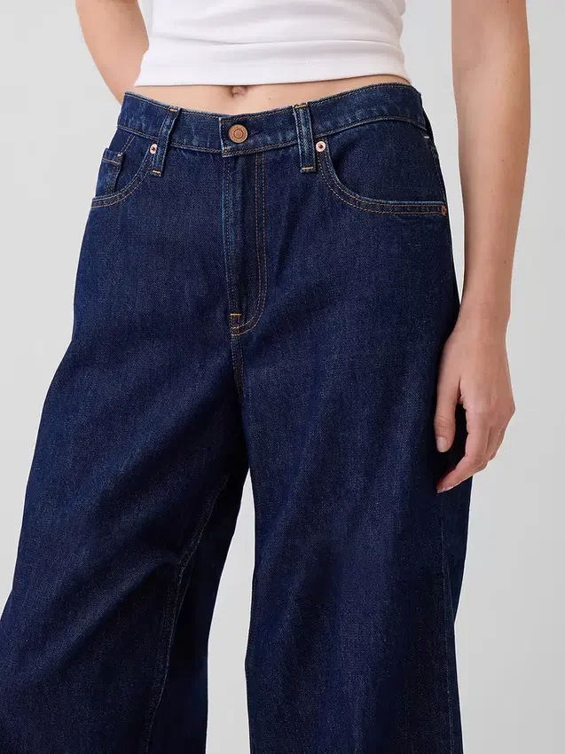 Laaghangende, extra wijde Jeans