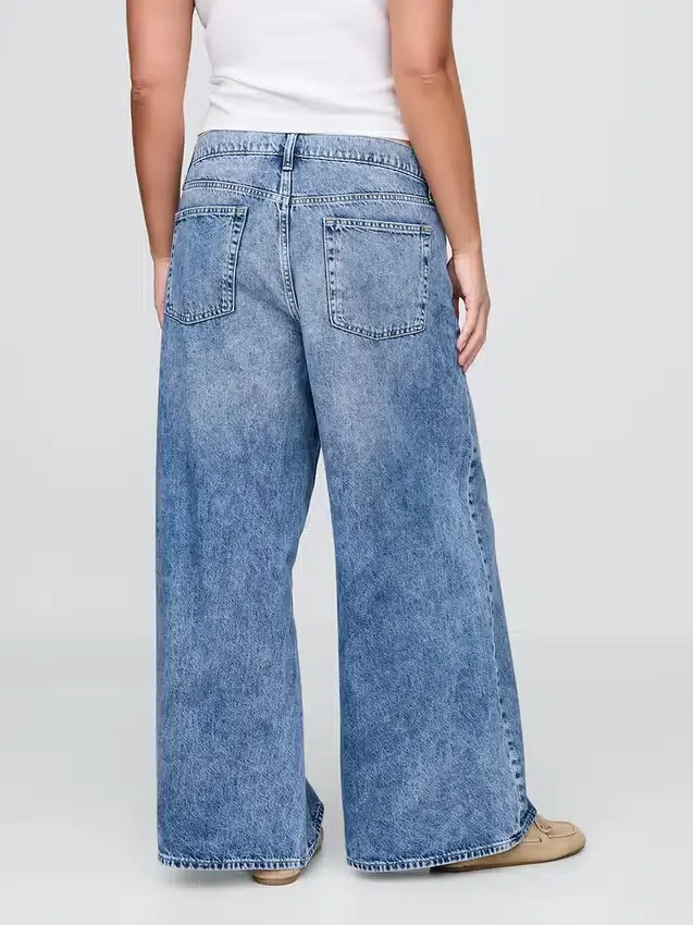 Laaghangende, extra wijde Jeans
