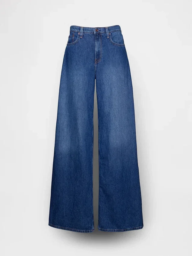 Laaghangende, extra wijde Jeans
