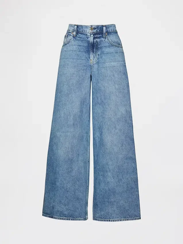 Laaghangende, extra wijde Jeans