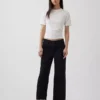 Laaghangende, relaxte cropped Jeans