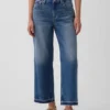 Laaghangende, relaxte cropped Jeans