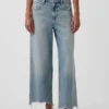 Laaghangende, relaxte cropped Jeans