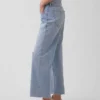 Laaghangende, relaxte cropped Jeans
