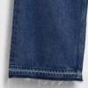 Laaghangende, relaxte cropped Jeans