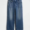 Laaghangende, relaxte cropped Jeans