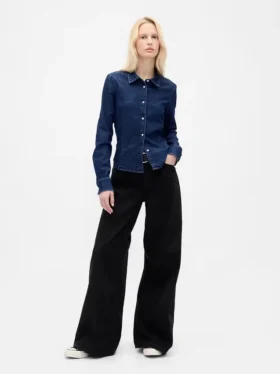 Laaghangende, ultrazachte, extra wijde Jeans
