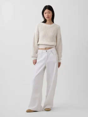 Laaghangende, ultrazachte, extra wijde Jeans
