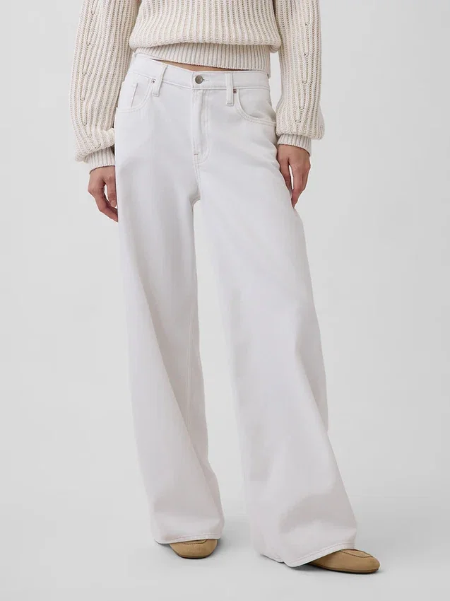 Laaghangende, ultrazachte, extra wijde Jeans