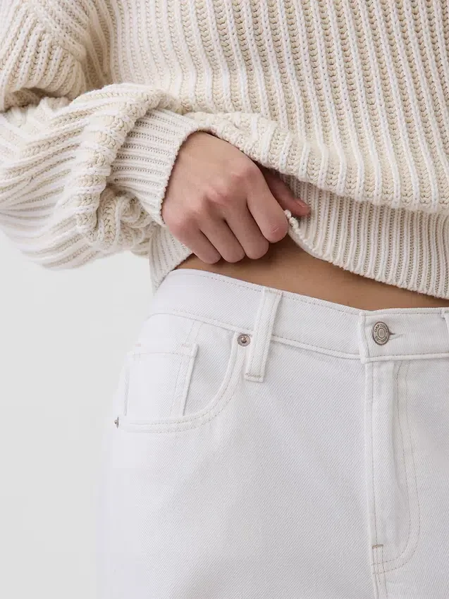 Laaghangende, ultrazachte, extra wijde Jeans