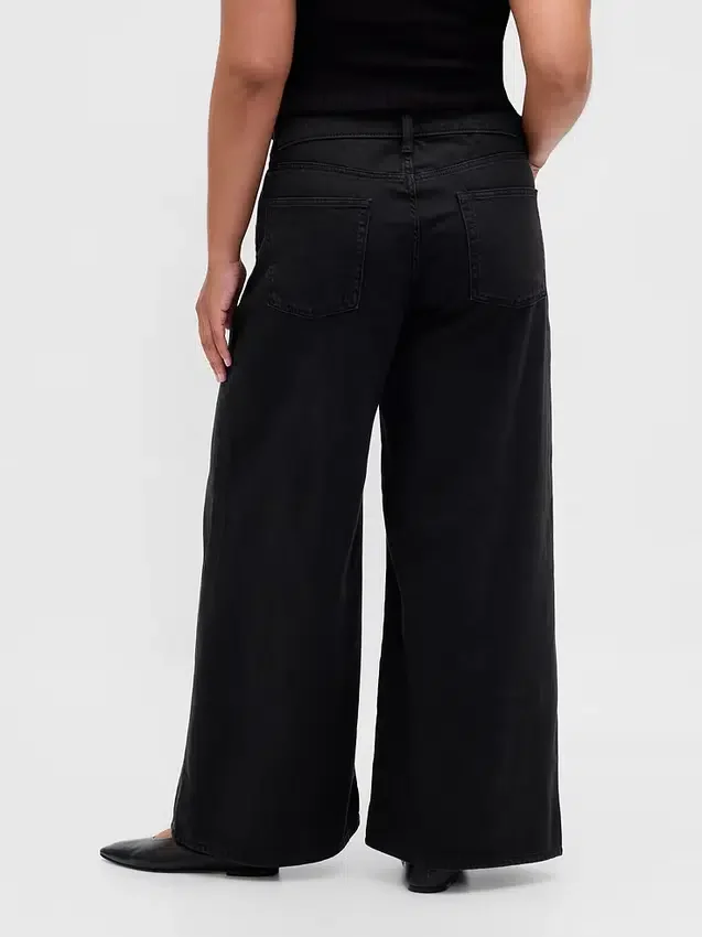 Laaghangende, ultrazachte, extra wijde Jeans