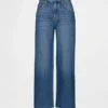 Laaghangende, ultrazachte, relaxte cropped Jeans