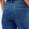 Laaghangende, ultrazachte, relaxte cropped Jeans