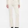 Lage taille, lange en slanke corduroybroek