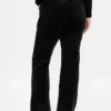 Lage taille, lange en slanke corduroybroek