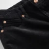 Lage taille, lange en slanke corduroybroek