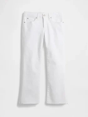 Lage taille, lange en slanke cropped Jeans