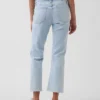 Lage taille, lange en slanke cropped Jeans
