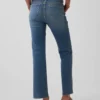 Lage taille, lange en slanke cropped Jeans
