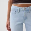 Lage taille, lange en slanke cropped Jeans