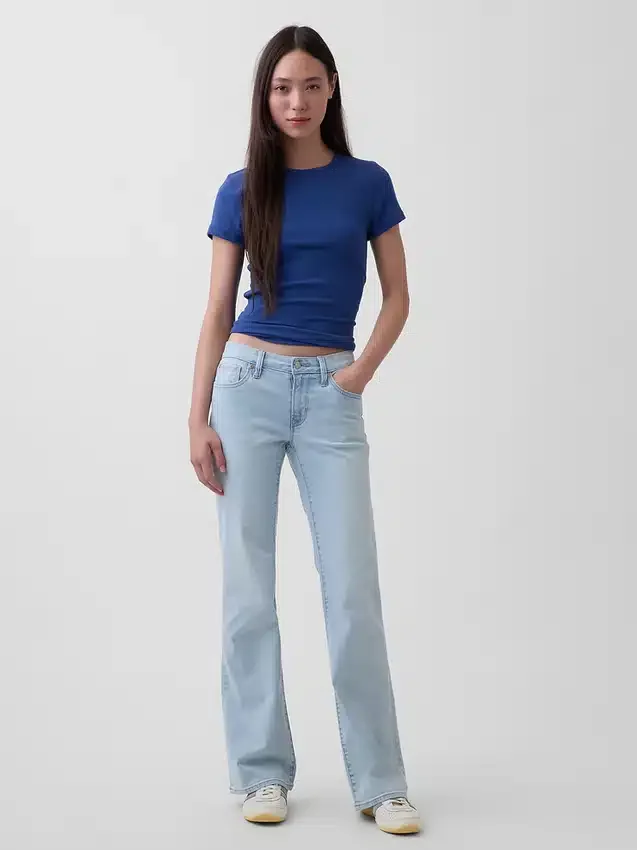 Lage taille, lange en slanke Jeans