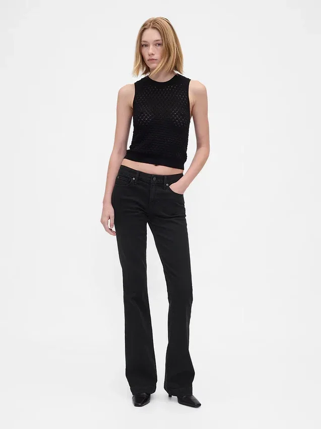 Lage taille, lange en slanke Jeans