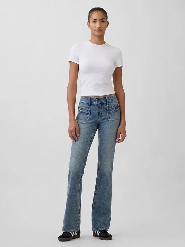 Lage taille, lange en slanke Jeans