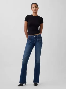 Lage taille, lange en slanke Jeans