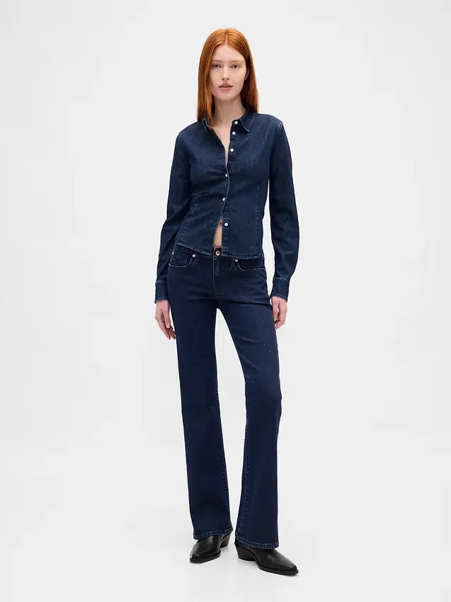 Lage taille, lange en slanke Jeans