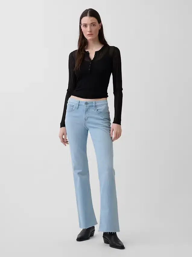 Lage taille, lange en slanke Jeans