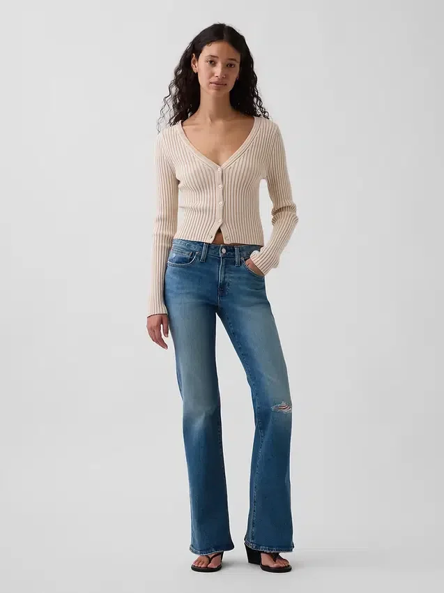 Lage taille, lange en slanke Jeans