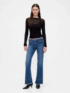 Lage taille, lange en slanke Jeans