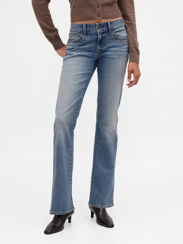 Lage taille, lange en slanke Jeans