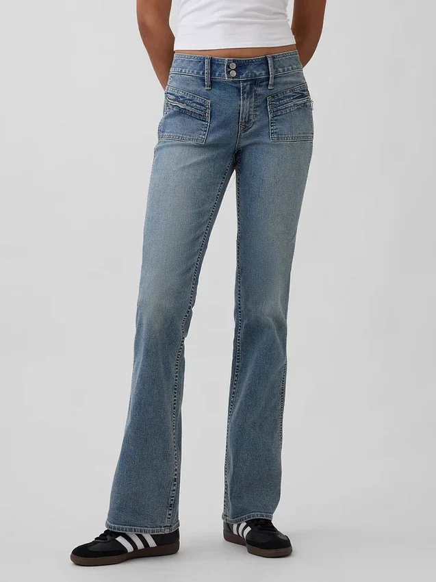 Lage taille, lange en slanke Jeans