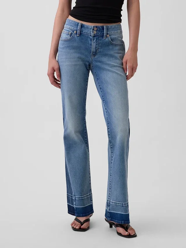 Lage taille, lange en slanke Jeans